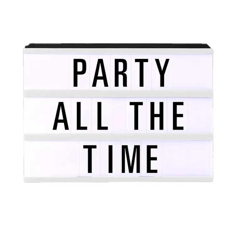 Customizable Large LED Sign My Cinema USB Powered Original Marquee Lightbox