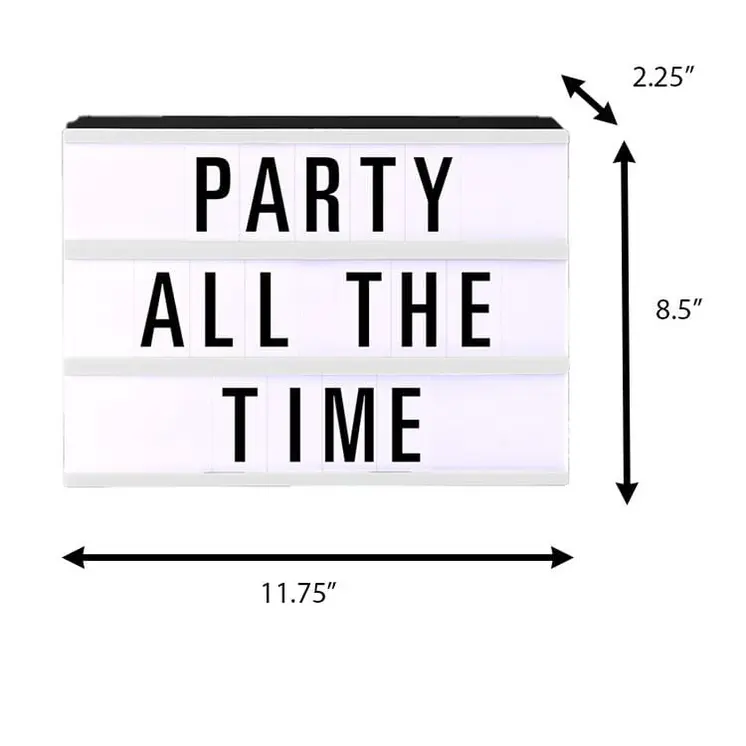 Customizable Large LED Sign My Cinema USB Powered Original Marquee Lightbox