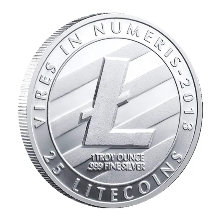 Silver Plated Litecoin Non-currency Art Collection Replica Limited Edition Coin