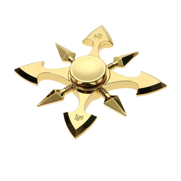 Eight Arm Snowflake Alloy EDC Fidget Spinner