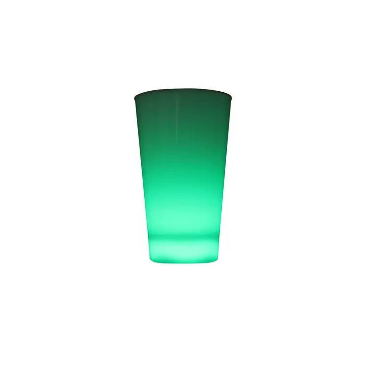 Green Flash Light Up Party LED Glow Cup for Birthday Party Cinco De Mayo