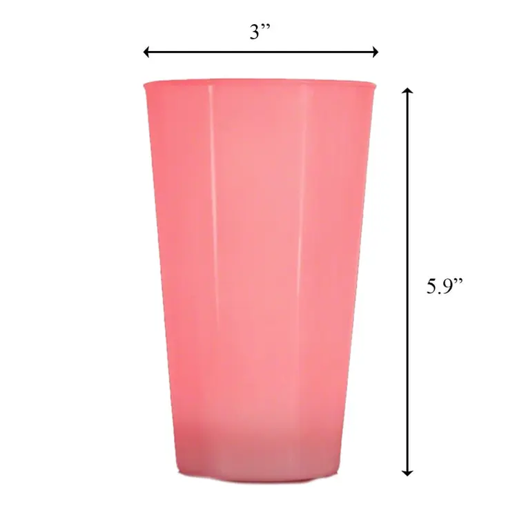 Red Light Up Party LED Glow Cup