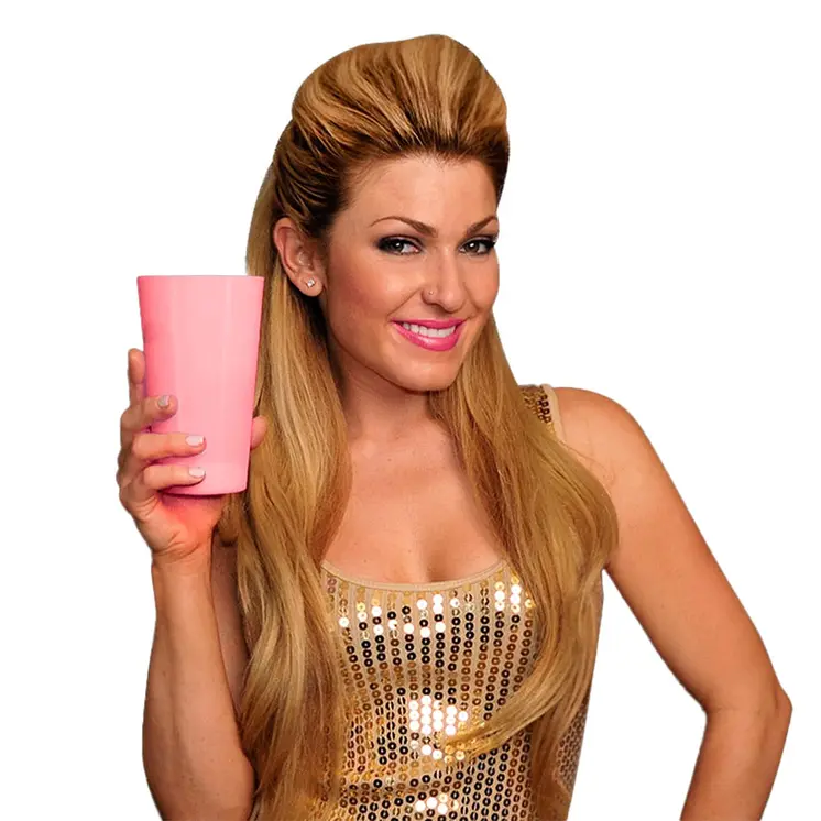 Red Light Up Party LED Glow Cup