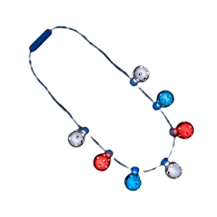 Independence Day Disco Fireworks Necklace