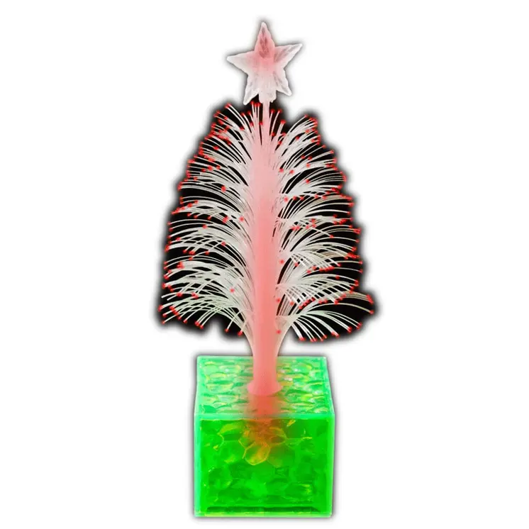 Christmas Tree Fiber Optic Centerpiece Green