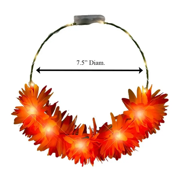 Light Up Autumn Festival Flower Crown Headband