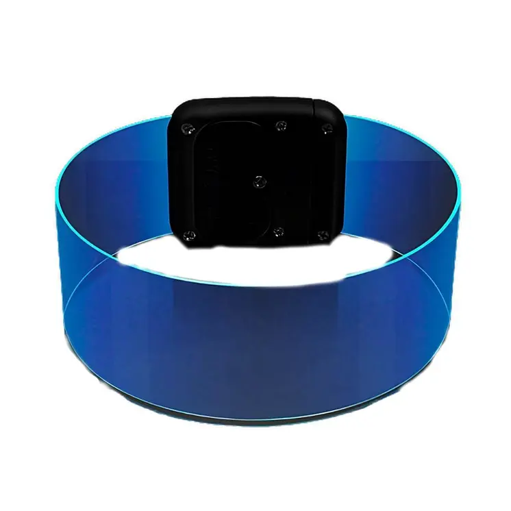 Cosmic Blue LED Bracelets Magnetic Clasp