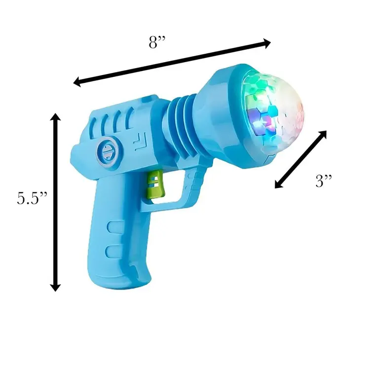 Light Up Spinning Space Prism Gun No Sound