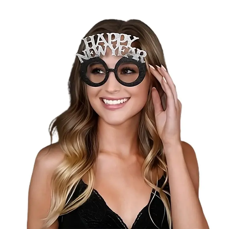 Unlit Happy New Year Party Sunglasses