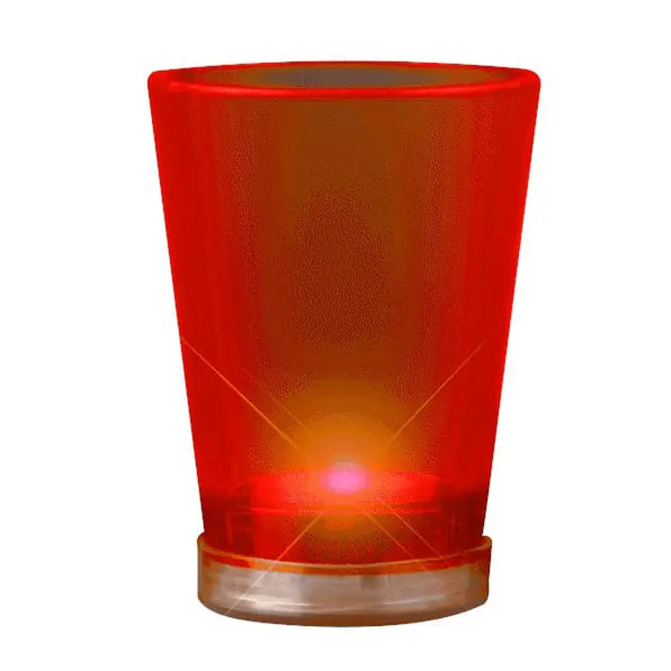 Light Up Shot Glass Red
