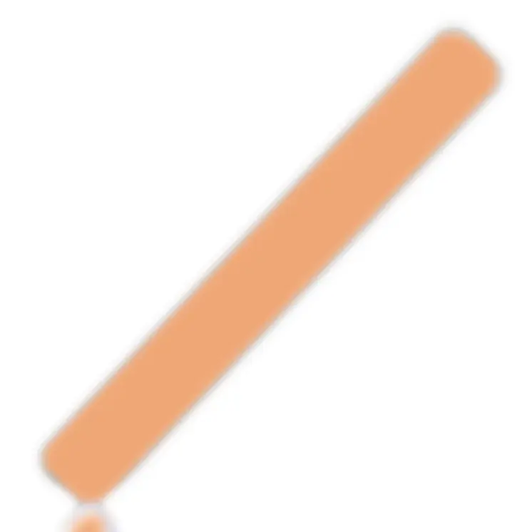 Premium LED Foam Cheer Sticks Orange