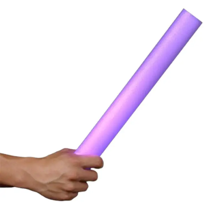 Premium LED Foam Cheer Sticks Purple for Mardi Gras