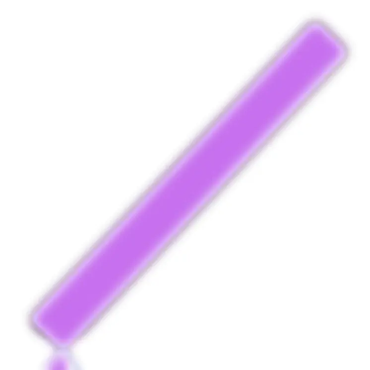 Premium LED Foam Cheer Sticks Purple for Mardi Gras