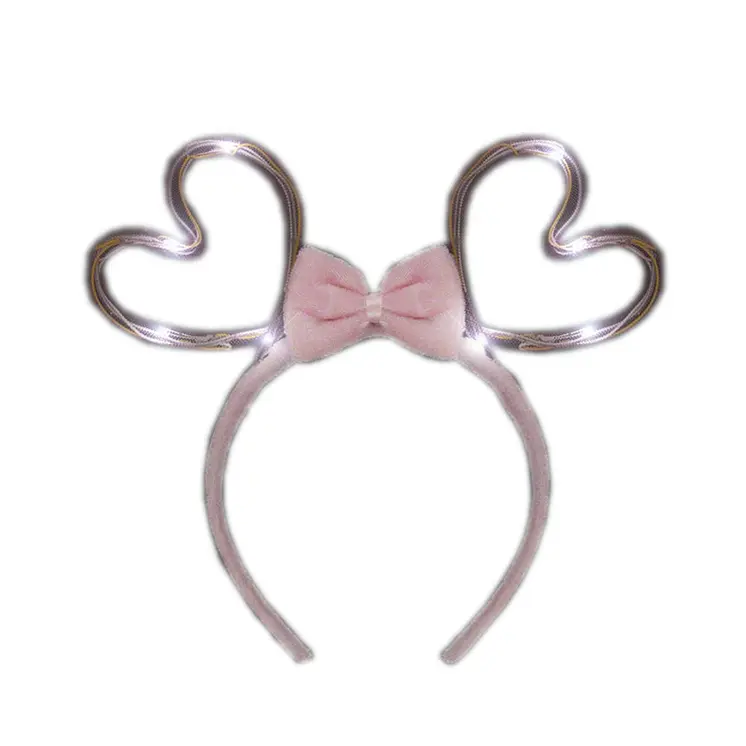 Light Up Starlight Easter Bunny Ears Bendable Headband