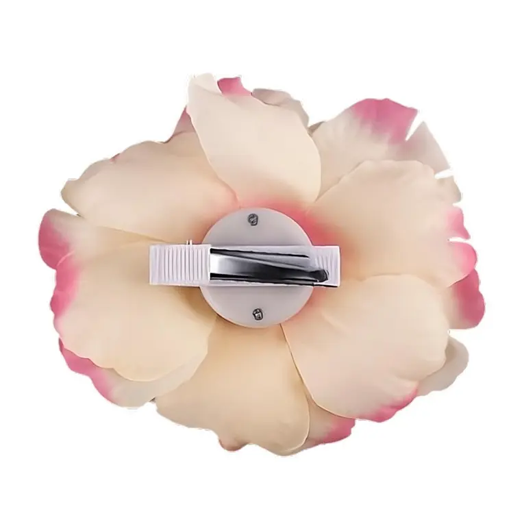Pink on Pink on Pink LED Flower Hair Clip