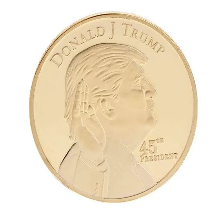 Oath Collection Donald Trump 2020 Commemorative Gold Coin