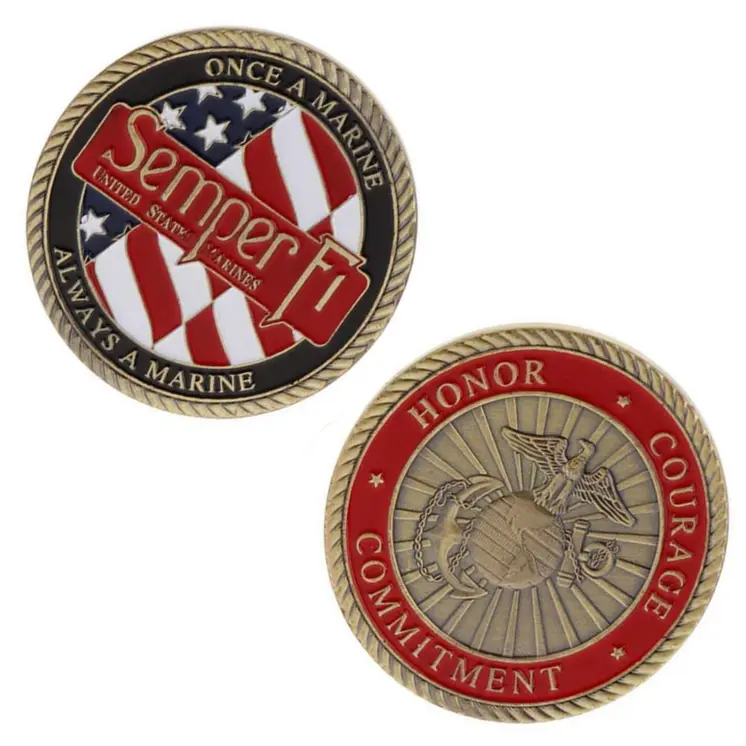 Semper Fi US Marine Commemorative Coin