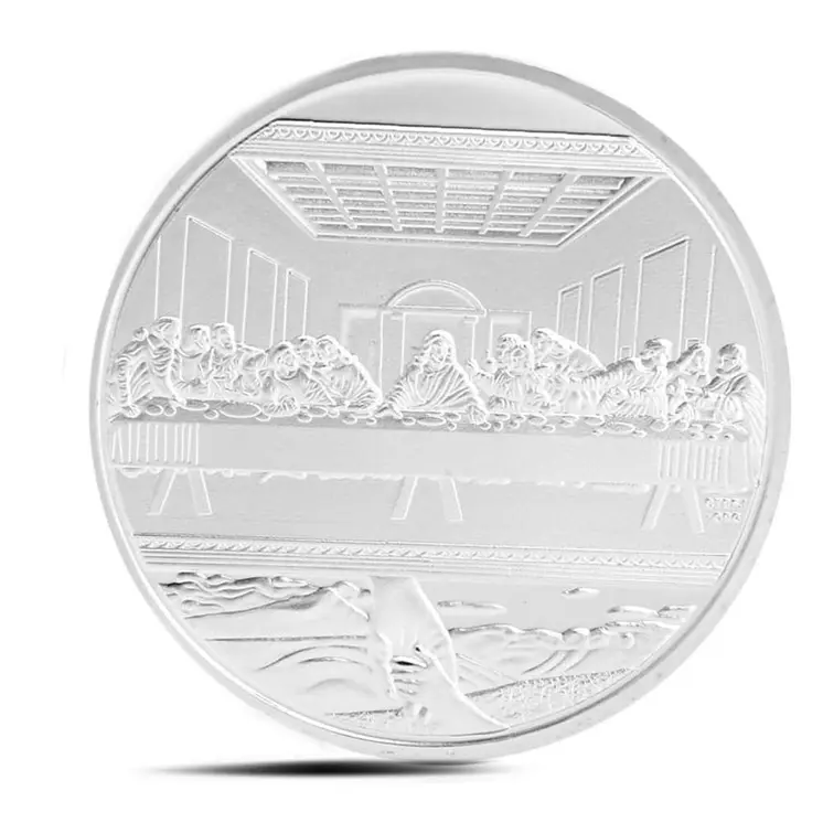 Jesus The Last Supper Commemorative Coin Silver