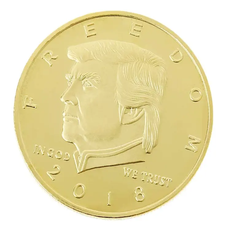 2018 Freedom Donald Trump 2nd Amendment Gold Plated Coin