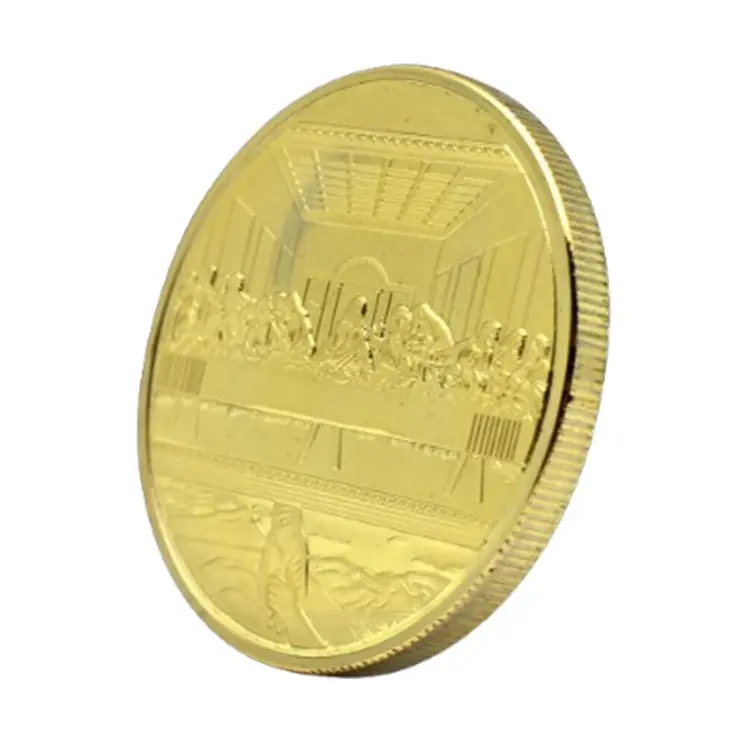 Jesus The Last Supper Commemorative Coin Gold