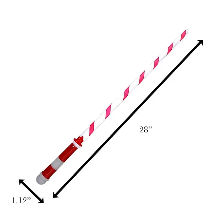 Flashing Candy Cane Christmas Sword