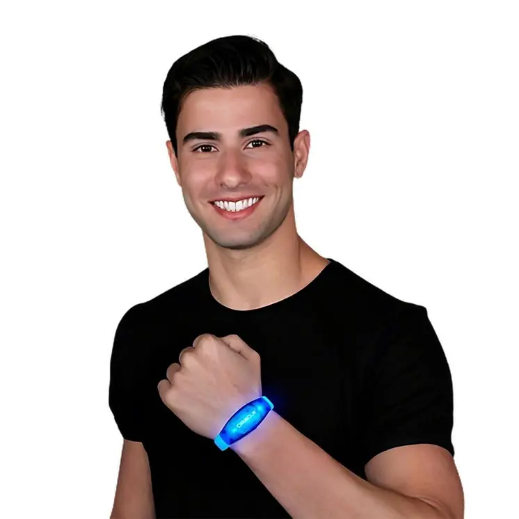 Rubber Frosted Blue Bracelet
