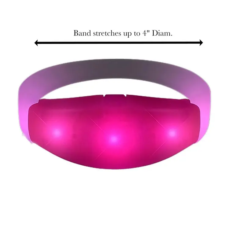 Rubber Frosted Pink Bracelet