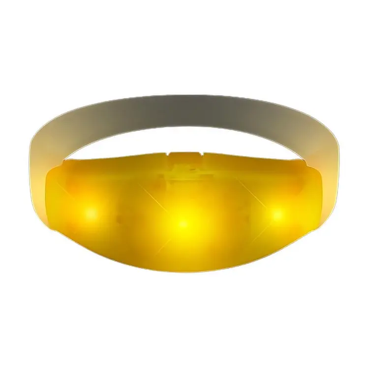 Rubber Frosted Yellow Bracelet