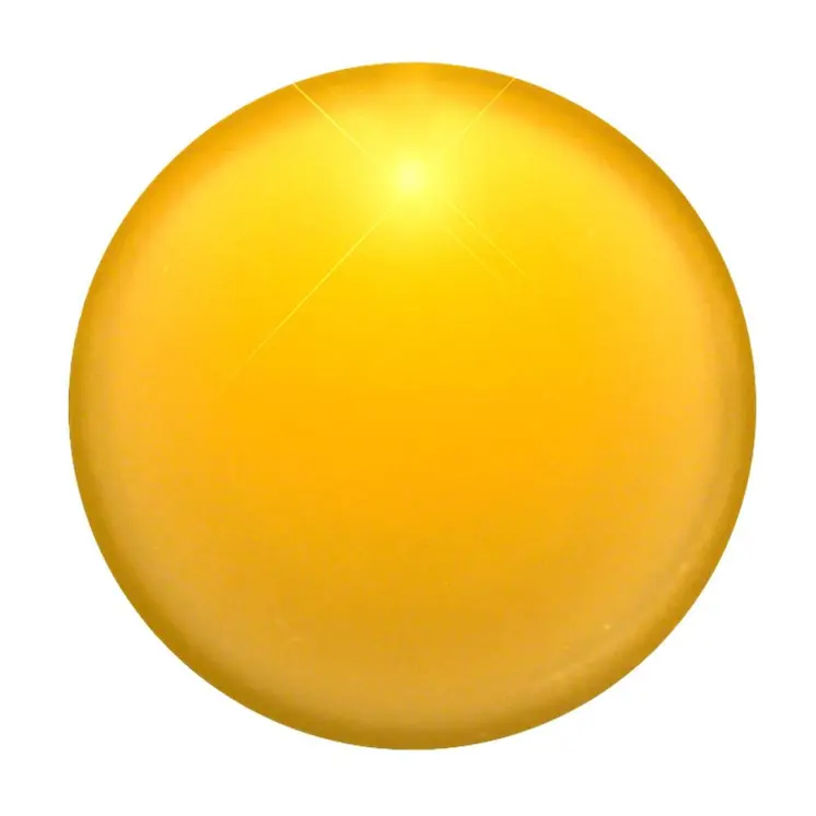 Light Up Round Badge Pin Yellow