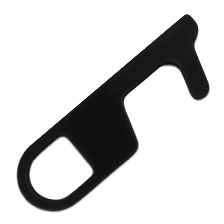 Multifunctional No Touch Tool Carry On Door Press Opener Black