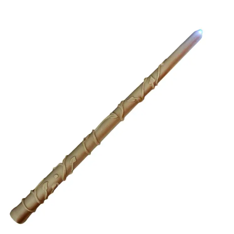Enchanted Mystic Magic Wizard Light Up Musical Wand Light Brown