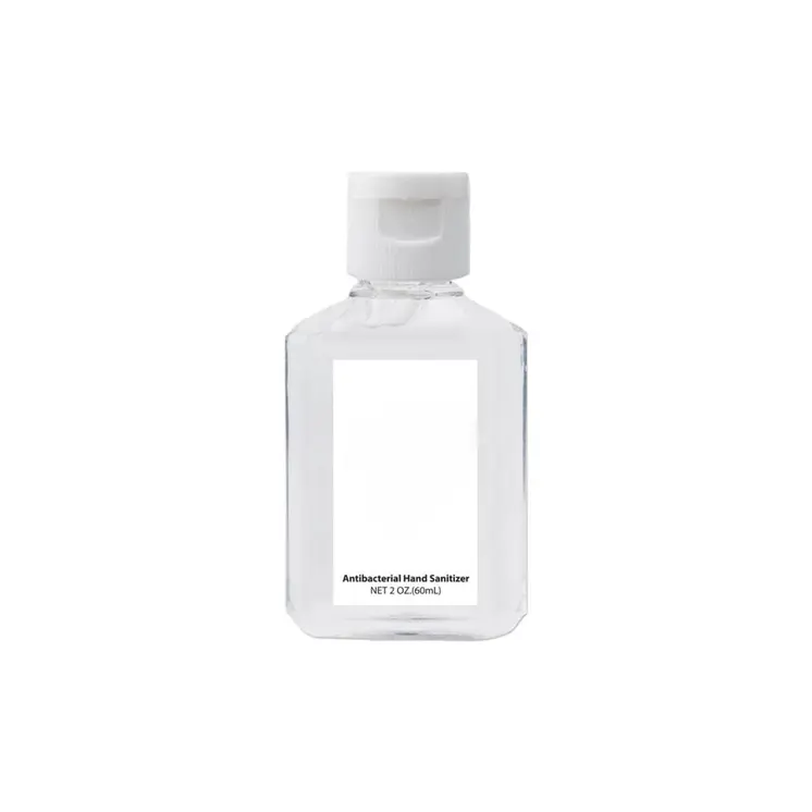 Custom Two Ounce Square Bottle Hand Sanitizer Pack of 300