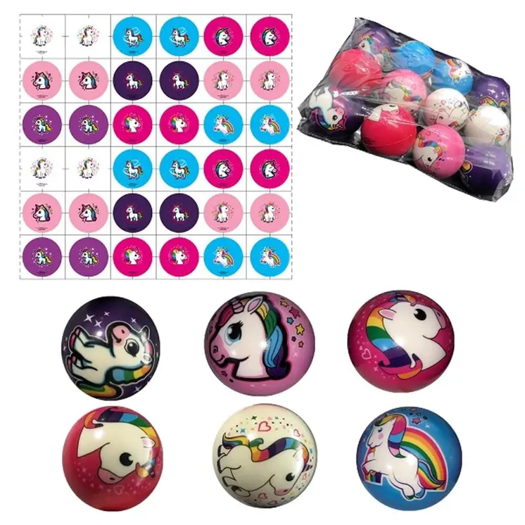 Case of 480 Cute Unicorn Stress Therapy Relax Ball Great for Reflex