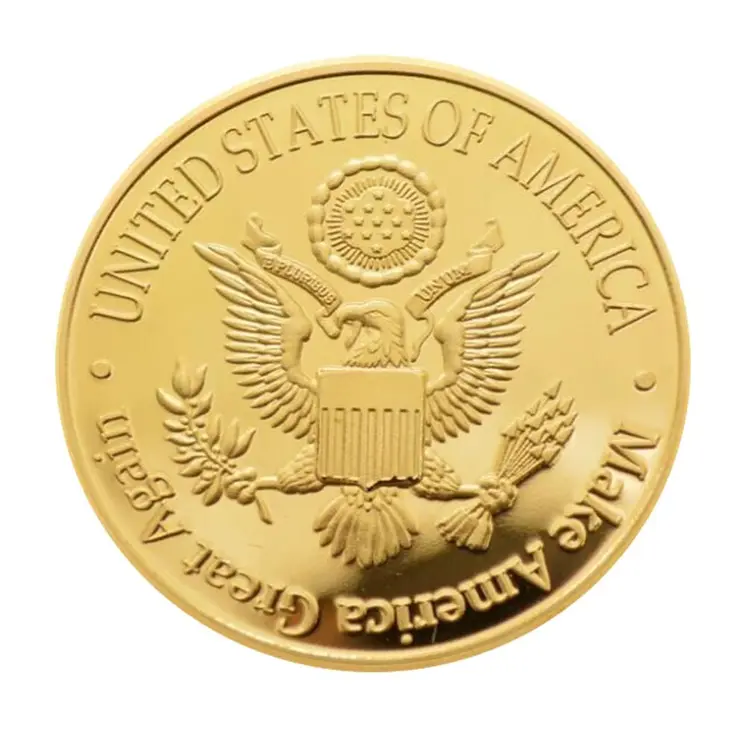 USA 2020 President Joe Biden Gold Plated Collectors Commemorative Coin