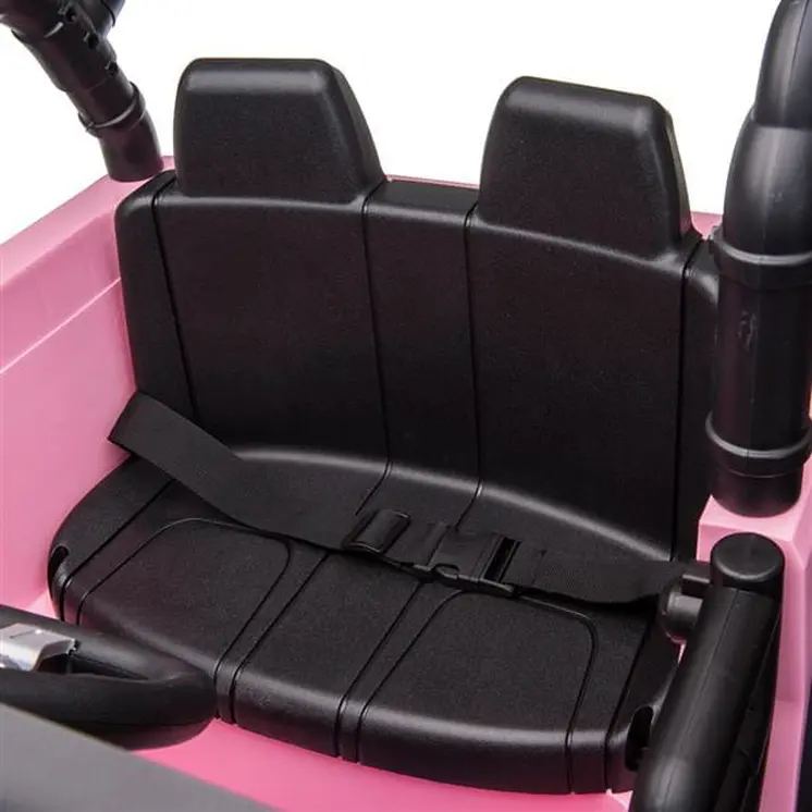 Light Up 3 Speeds Ride on Car 12V with Remote Control Pink
