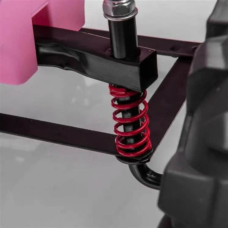 Light Up 3 Speeds Ride on Car 12V with Remote Control Pink