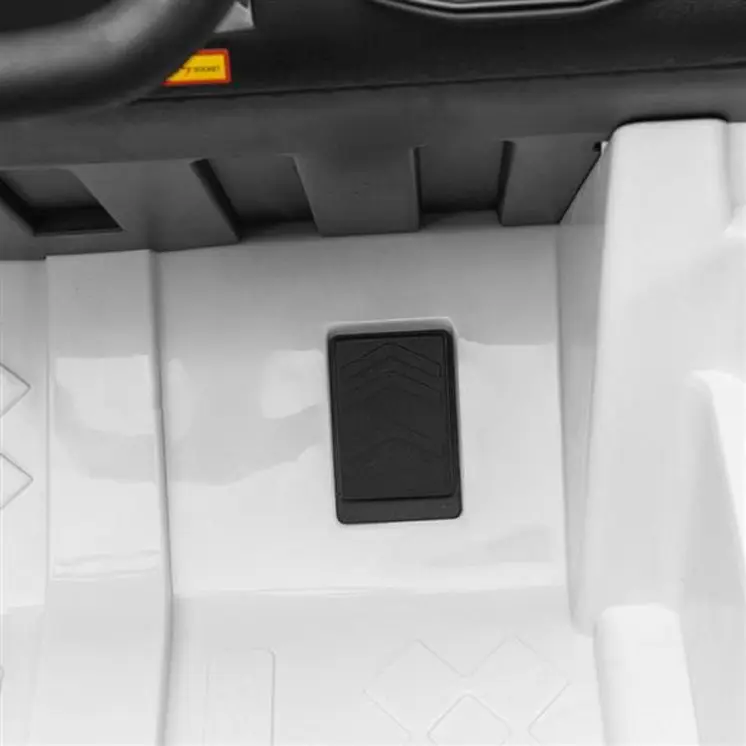 Light Up 3 Speeds Ride on Car 12V with Remote Control White