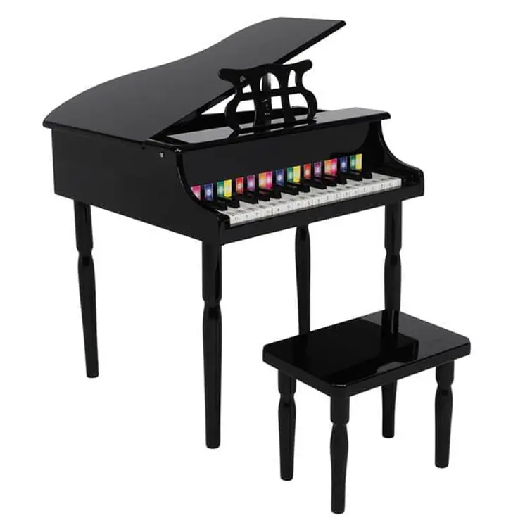 Four Feet Mechanical Wooden 30 Key Piano for Kids