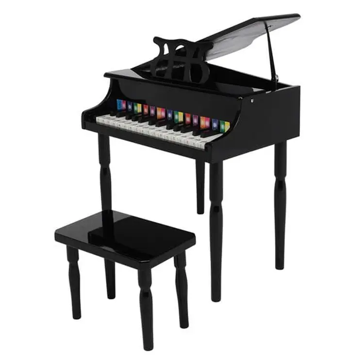 Four Feet Mechanical Wooden 30 Key Piano for Kids