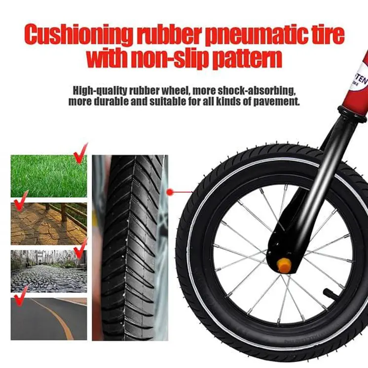 Stainless Steel Eco Friendly Kitpoten Balance Bike without Pedal for Kids