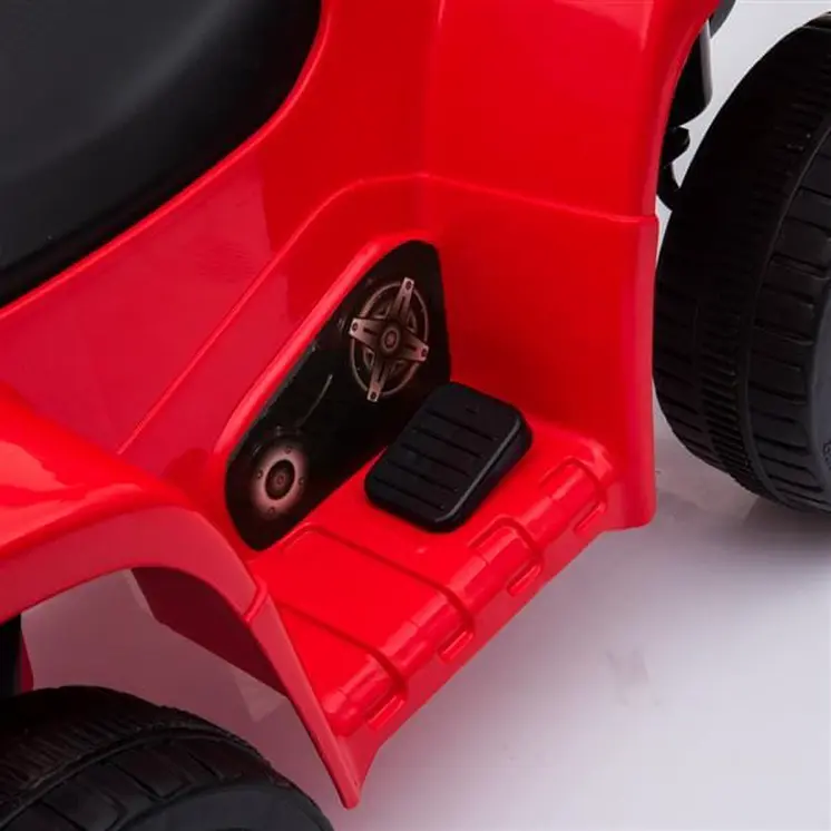 LED Kids Ride on Battery Powered ATV 4 Wheels Red