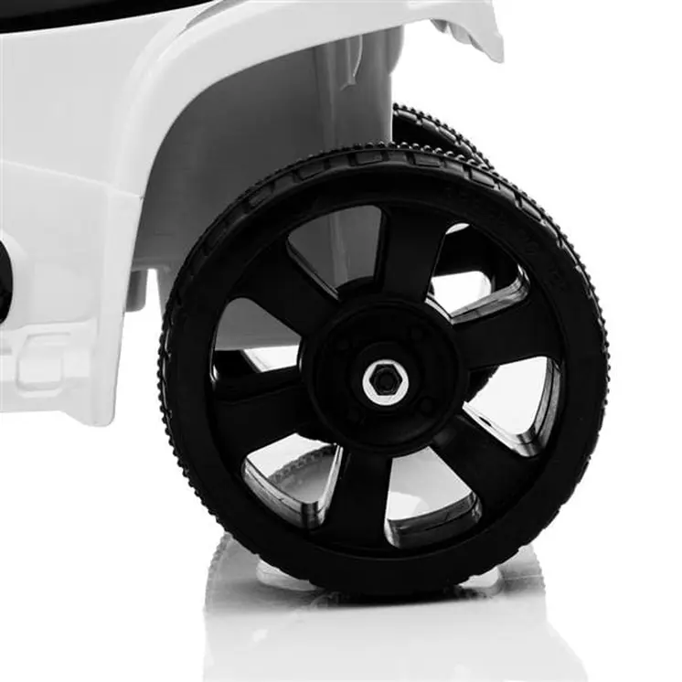 LED Kids Ride on Battery Powered ATV 4 Wheels White