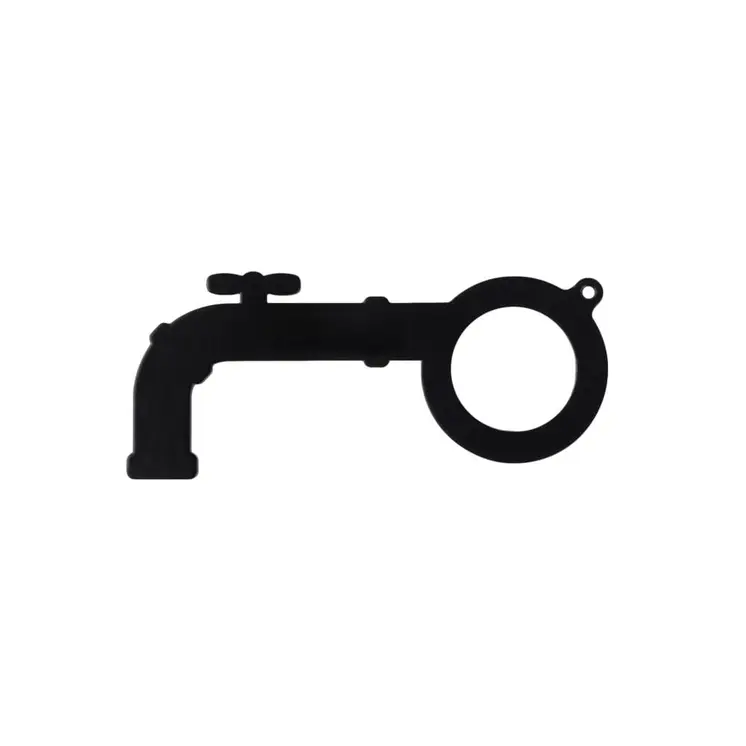 Pack of 250 Imprint Shaped No Touch Tool Carry On Door Opener Pipe