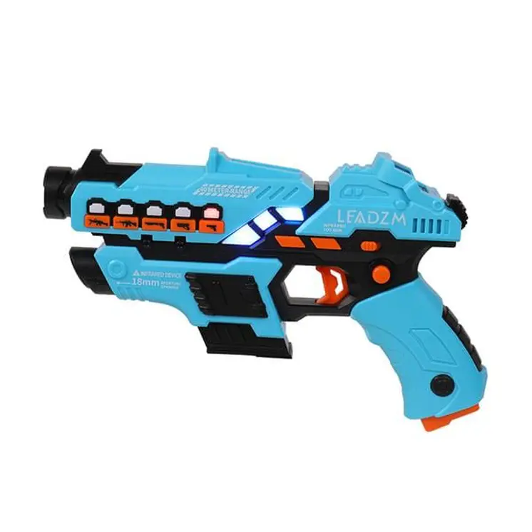 4 Packs Small Laser Machine Shot Laser Gun with Vest