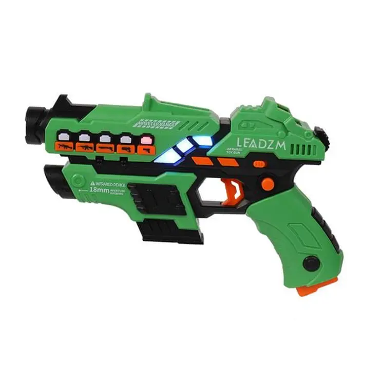 4 Packs Small Laser Machine Shot Laser Gun with Vest