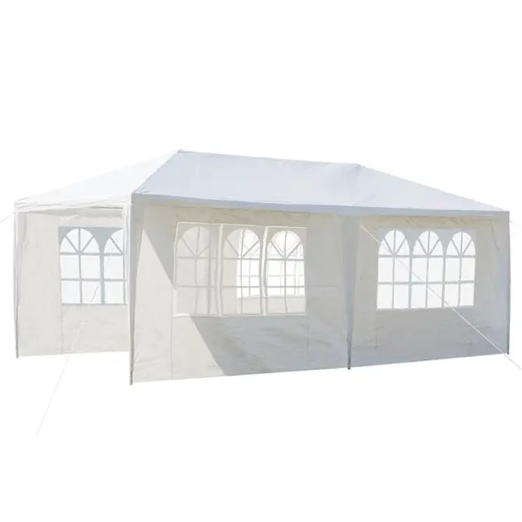 Pop up Gazebo Shade Waterproof Party Tent with Spiral Tubes 4 Removable Sides for Wedding Camping Parking and Outdoor Parties