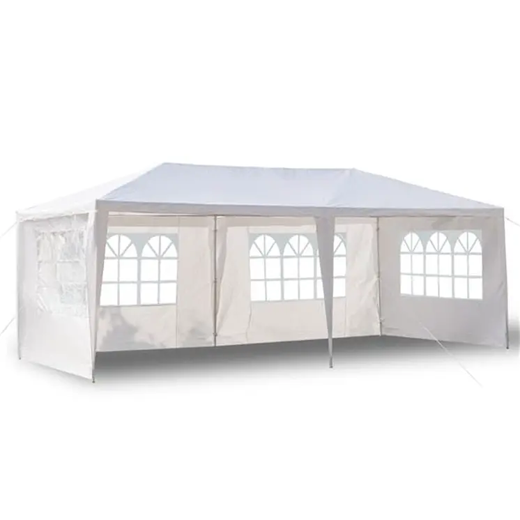 Pop up Gazebo Shade Waterproof Party Tent with Spiral Tubes 4 Removable Sides for Wedding Camping Parking and Outdoor Parties