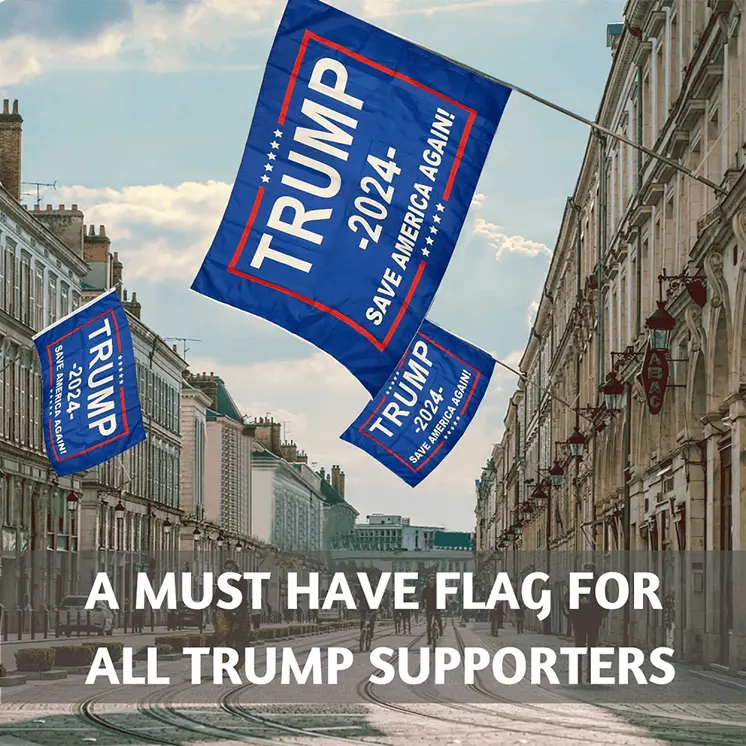 2024 Donald Trump Save America Again Fade Resistant 3x5 Indoor Outdoor Flag Thick Fabric Waterproof