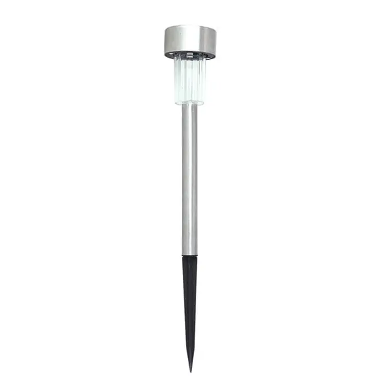 Tube LED Stainless Steel Lawn Lamp 5W Solar Power with Lampshades Pack of 24