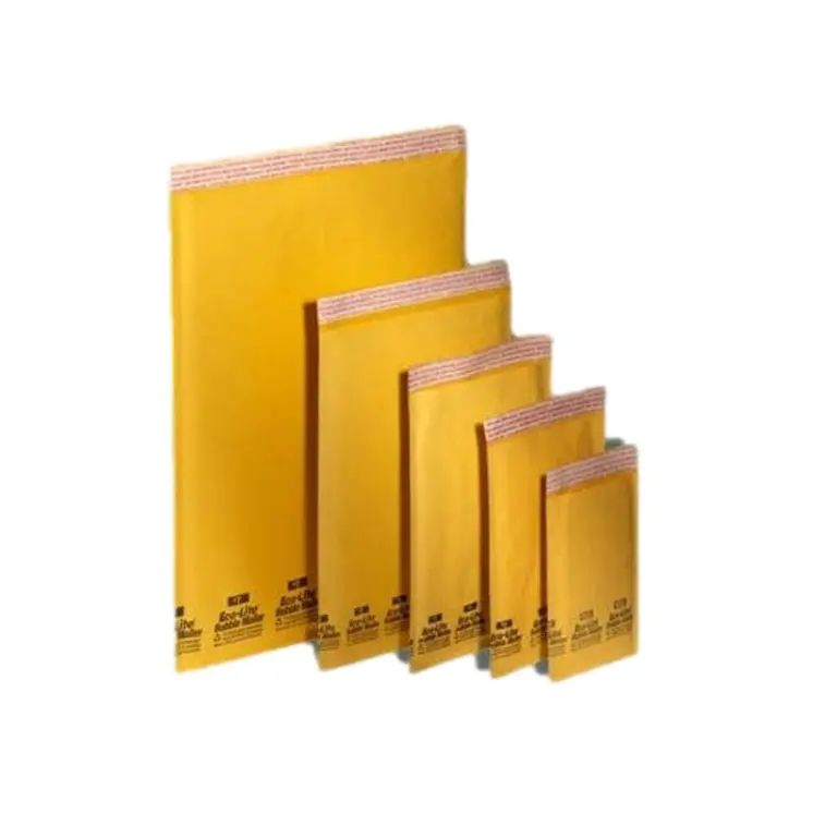 Self Seal 7 1/4 by 12 Inches Bubble Mailer Envelope Golden Kraft Exterior